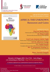 AFRICA: THE UNKNOWN Resources and Gains